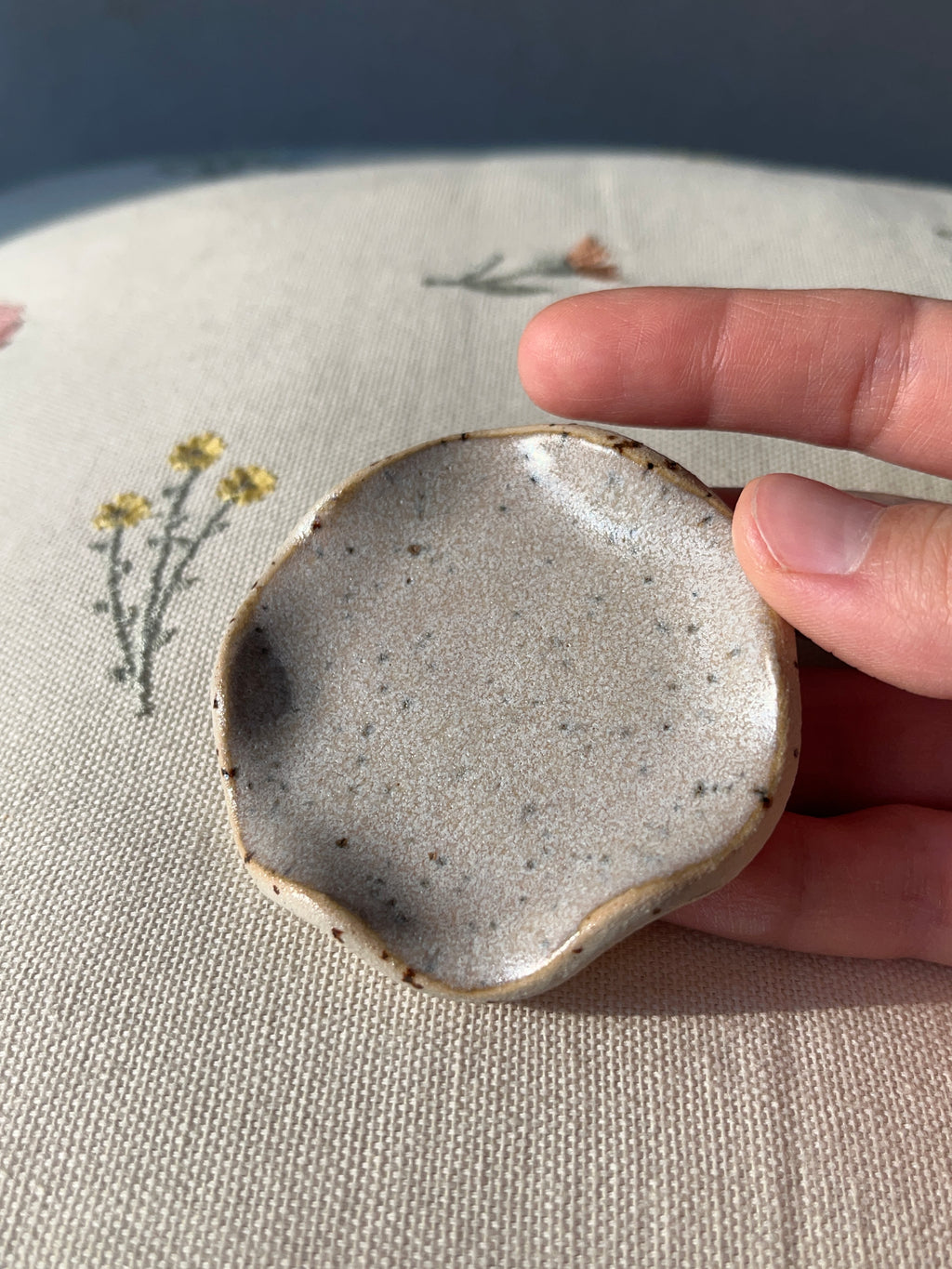 Pink Handmade Jewelry Plate | Ring Dish | Decorative Ceramic