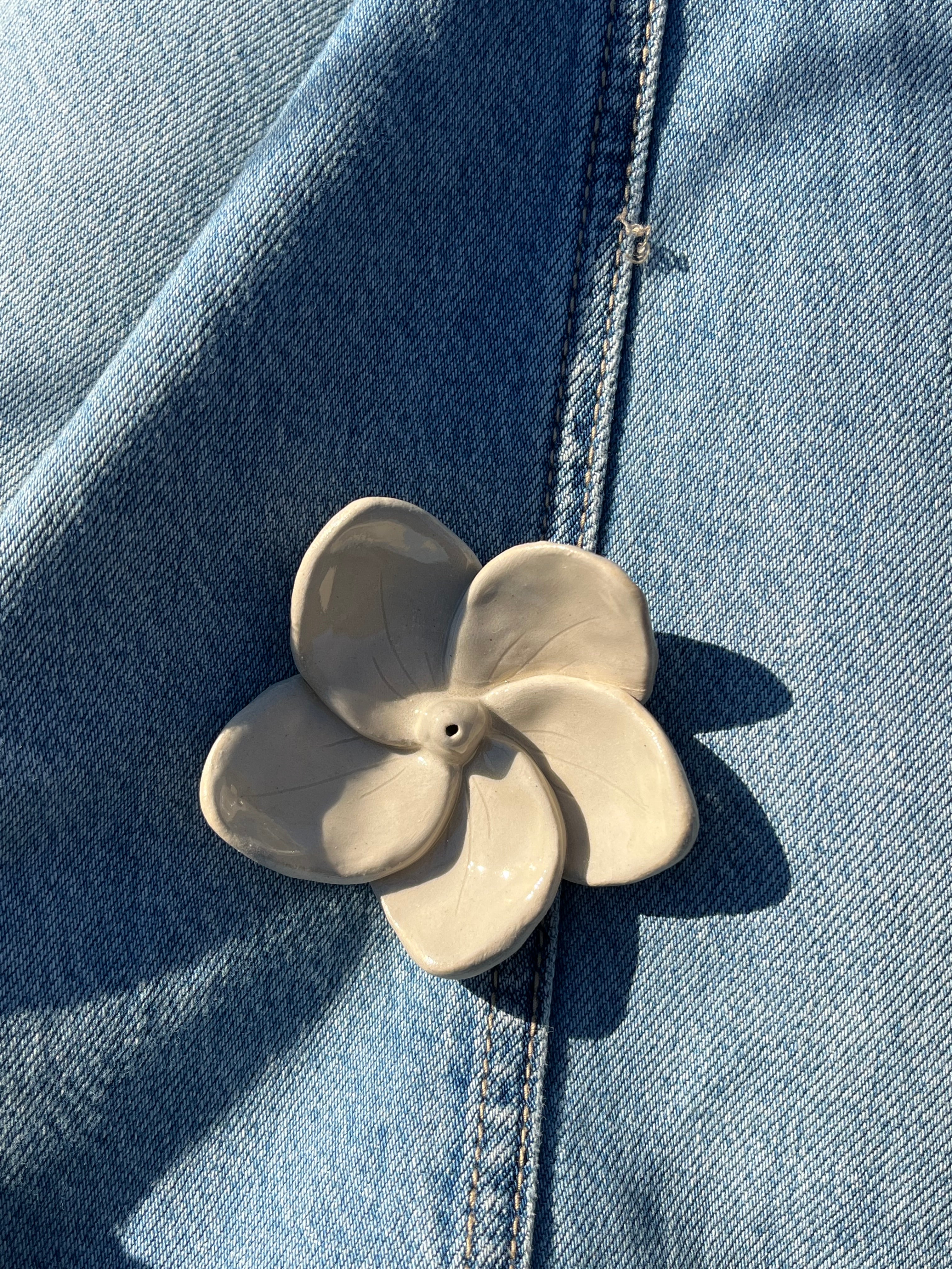 Handmade Flower Incense Holder | Incense Burner | Decorative Ceramic