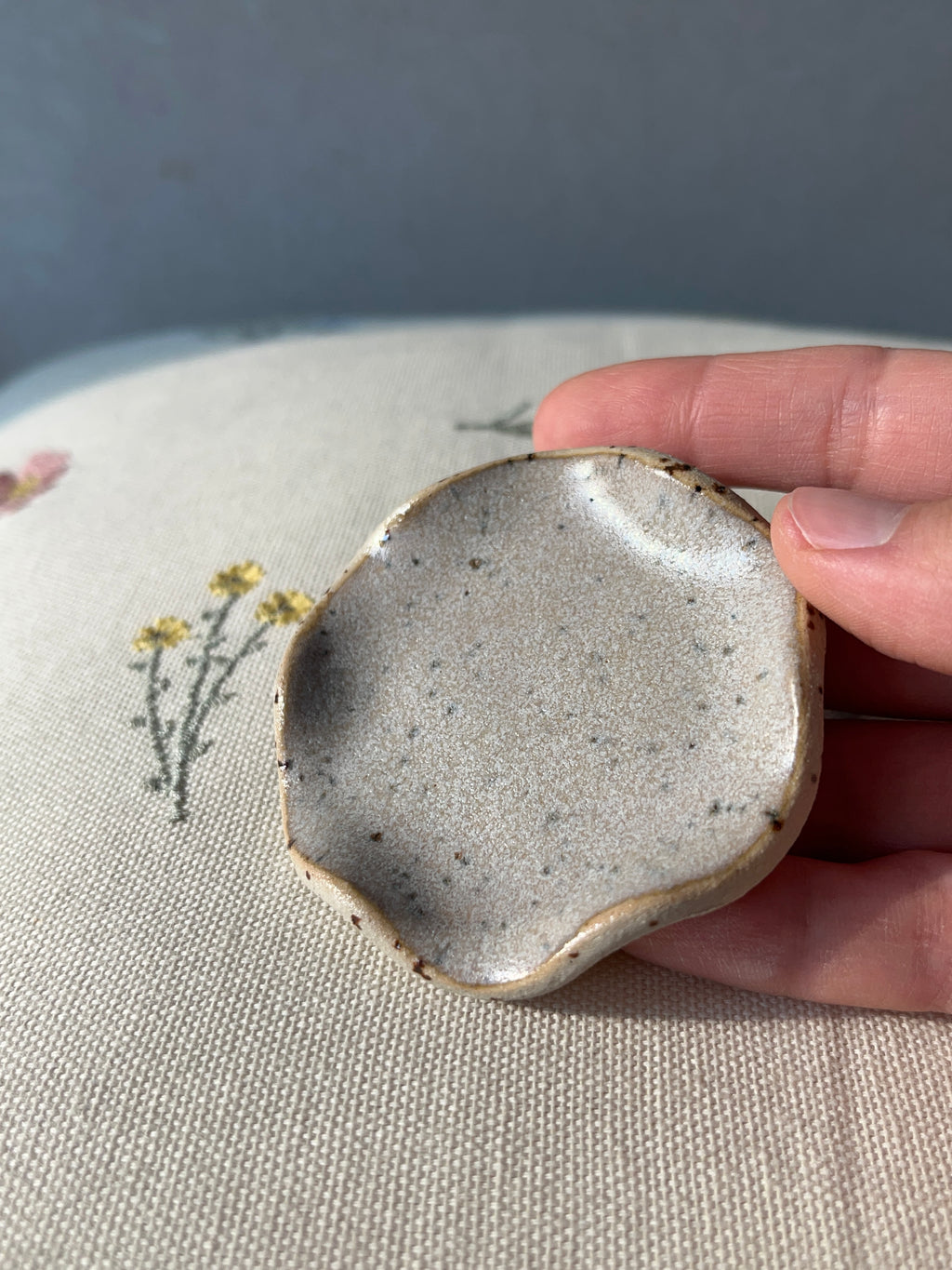 Pink Handmade Jewelry Plate | Ring Dish | Decorative Ceramic