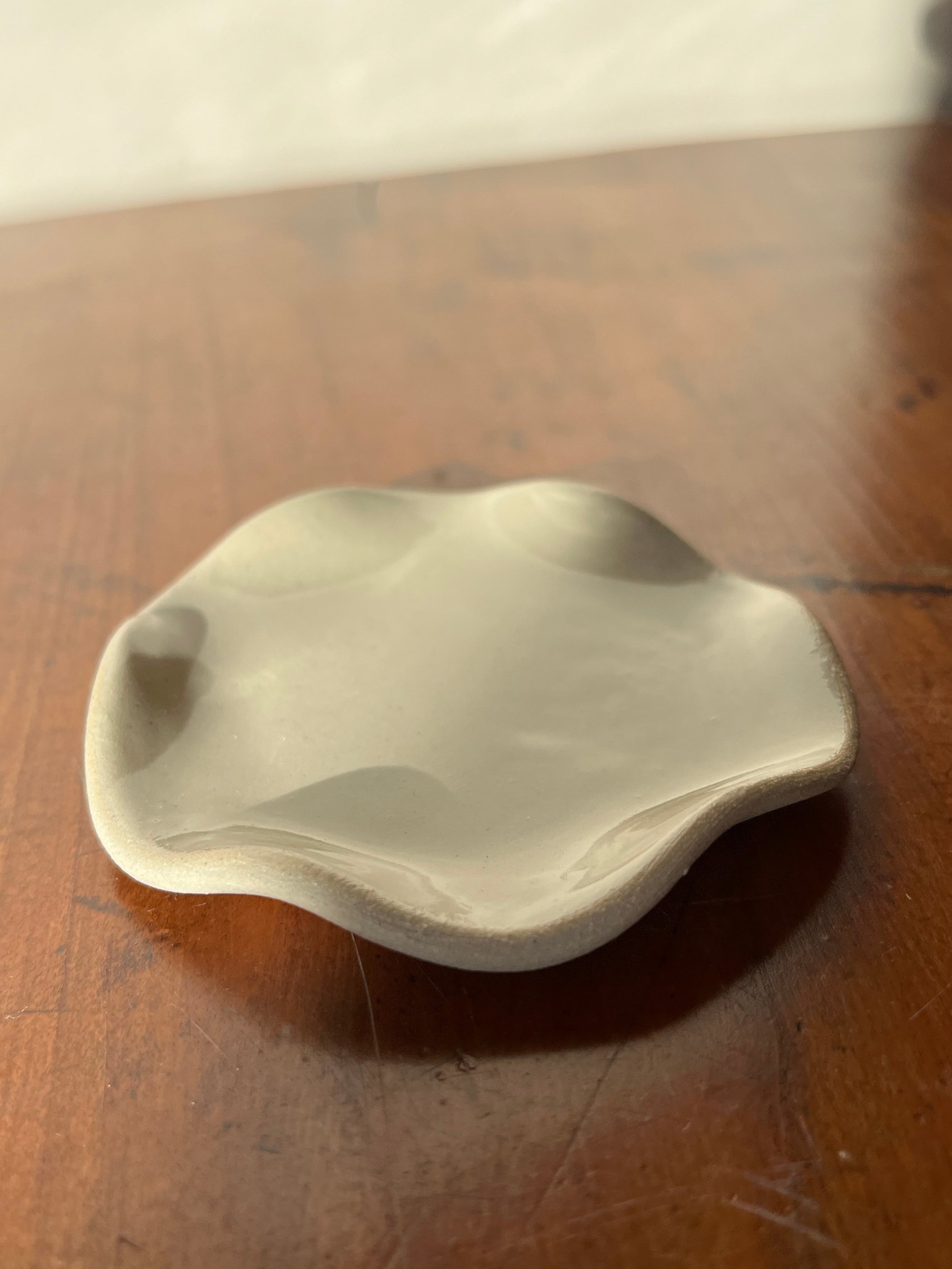 Small Handmade Jewelry Plate | Ring Dish | Decorative Ceramic