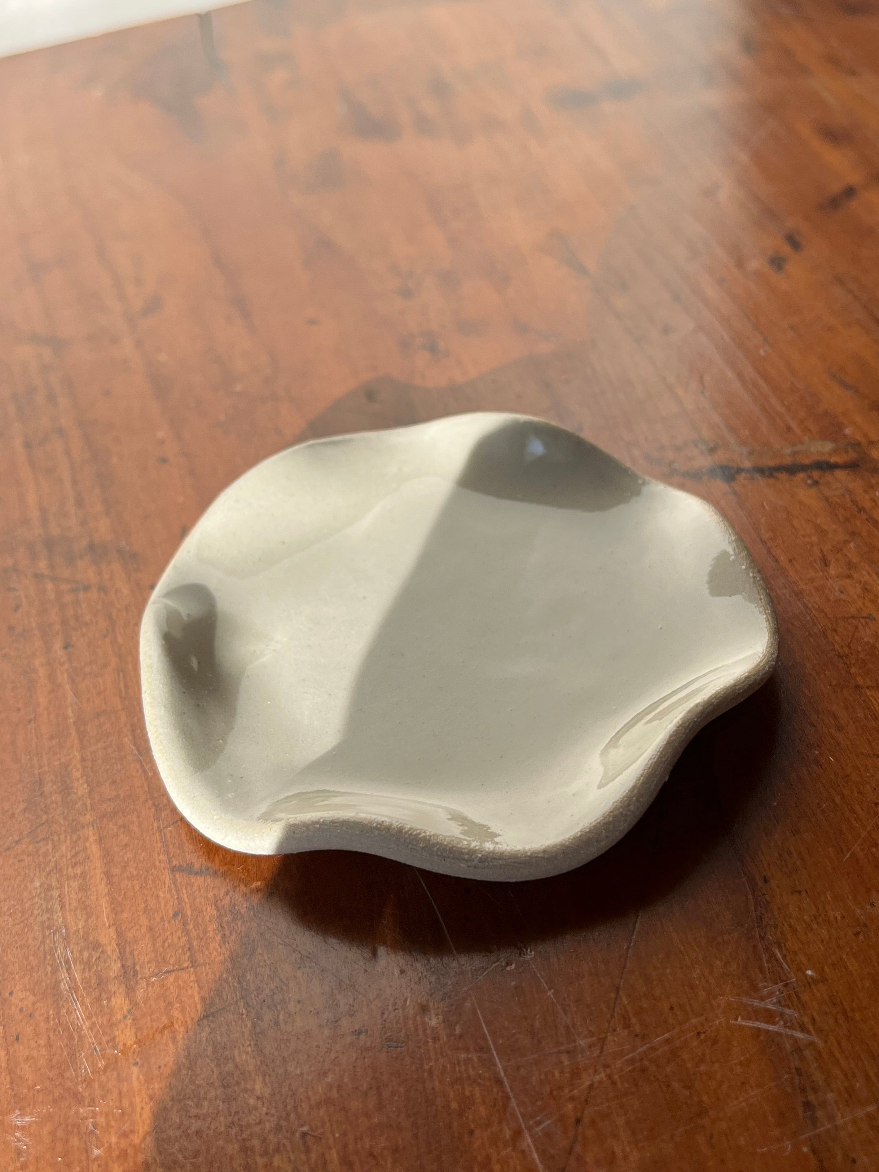 Small Handmade Jewelry Plate | Ring Dish | Decorative Ceramic