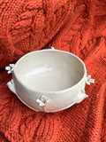 Handmade Ceramic Decorative Bowl With Flowers