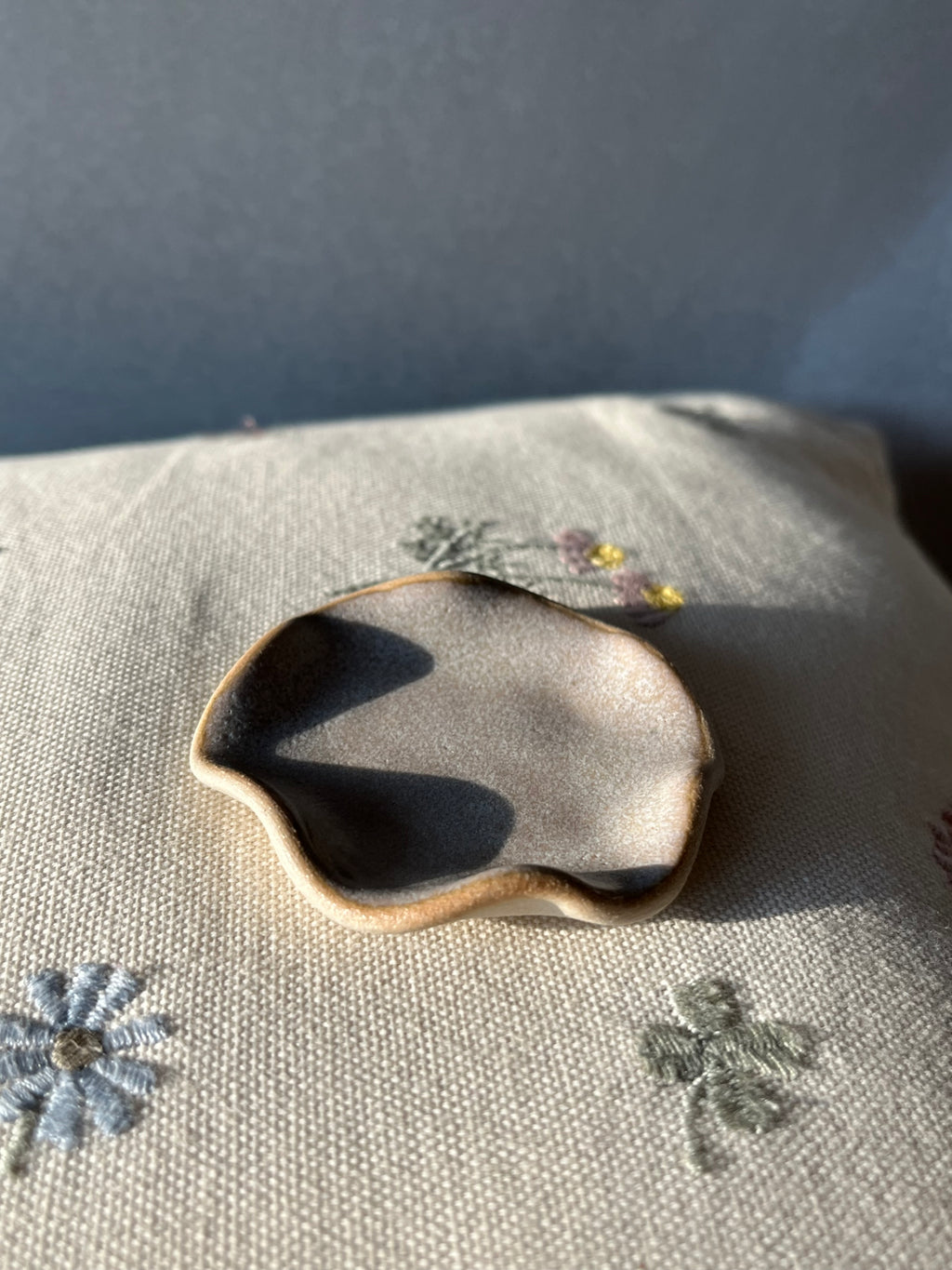 Pink Handmade Jewelry Plate | Ring Dish | Decorative Ceramic