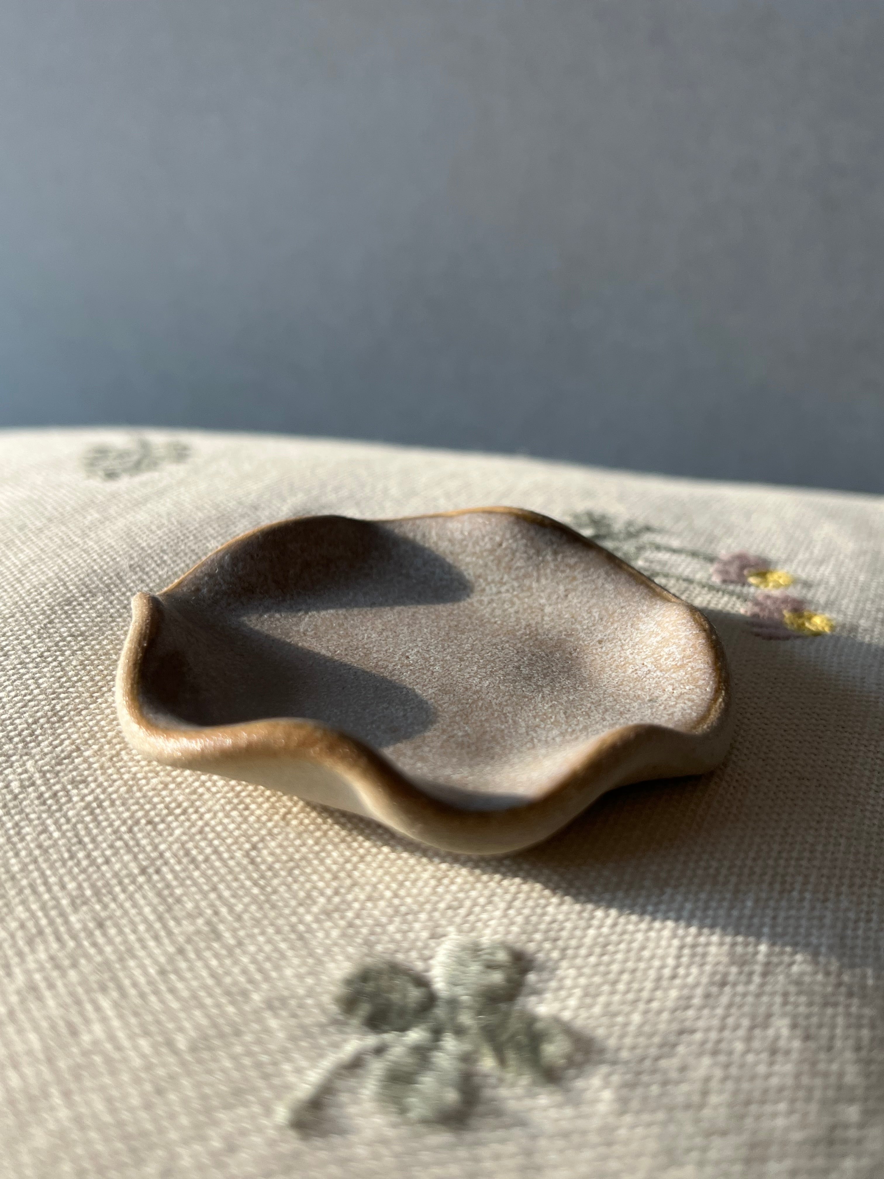 Pink Handmade Jewelry Plate | Ring Dish | Decorative Ceramic