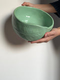 Handmade Ceramic Leaf Bowl | Green Bowl | Decorative Ceramics