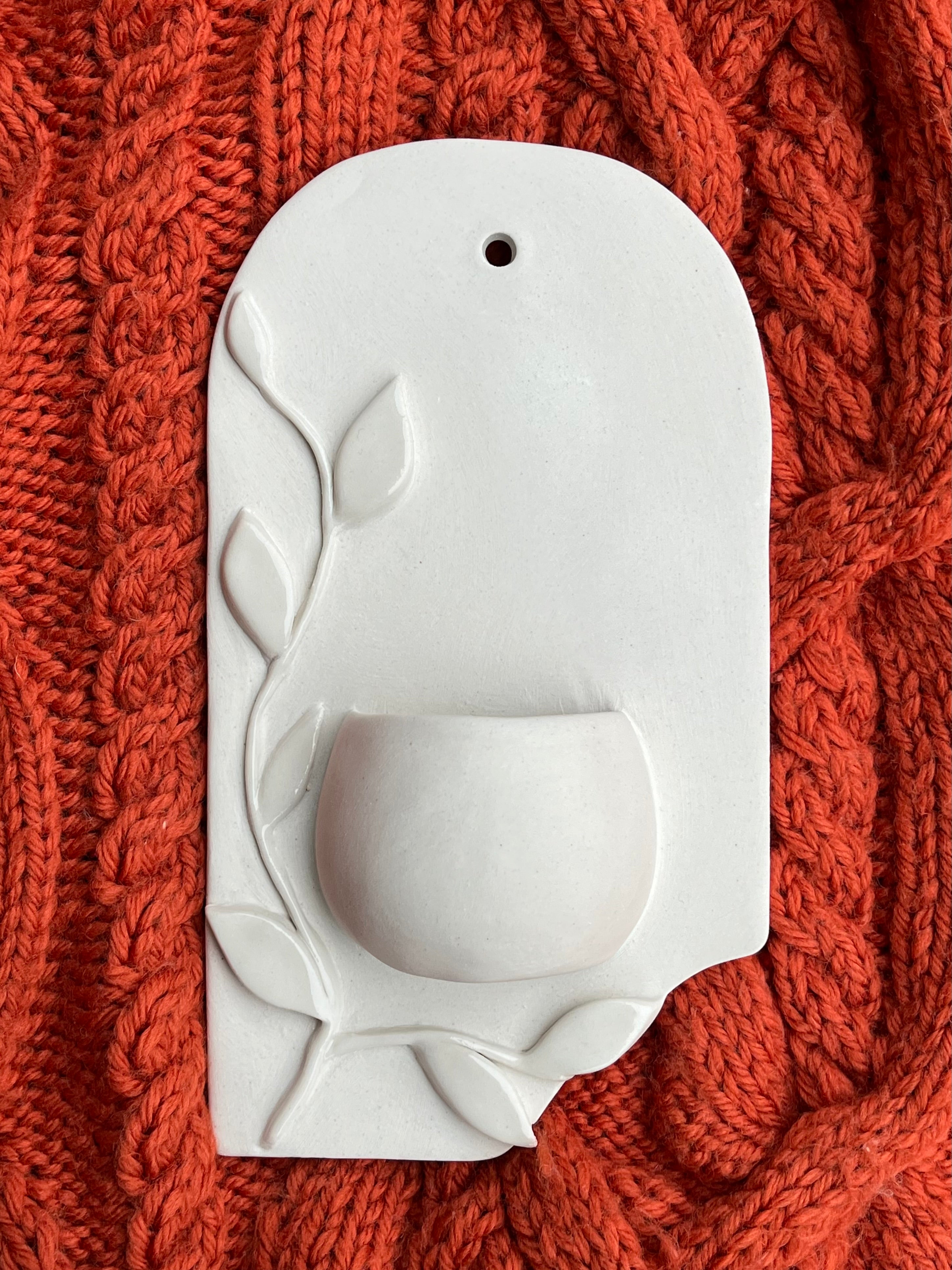 Handmade Ceramic Wall Vase | Decorative Wall Ceramics