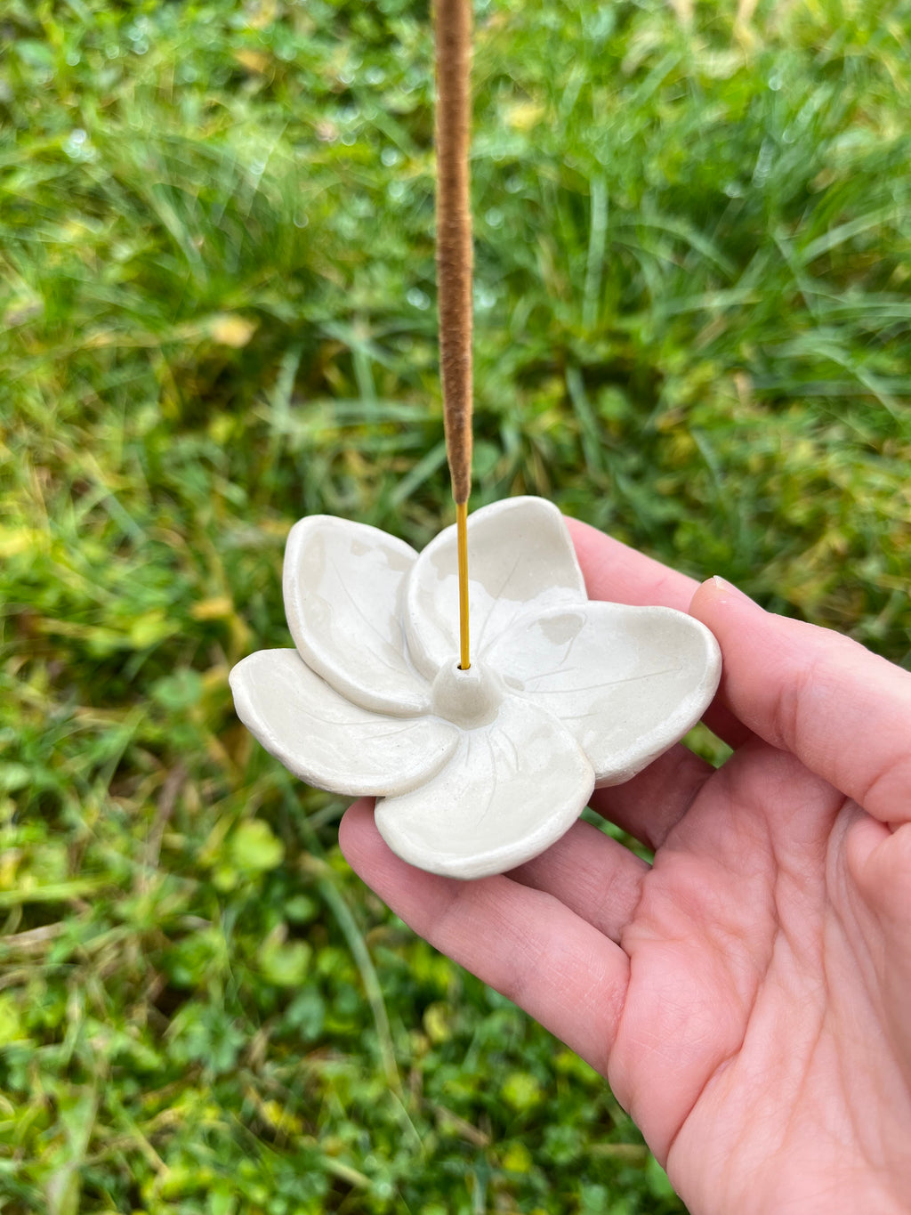 Handmade Flower Incense Holder | Incense Burner | Decorative Ceramic