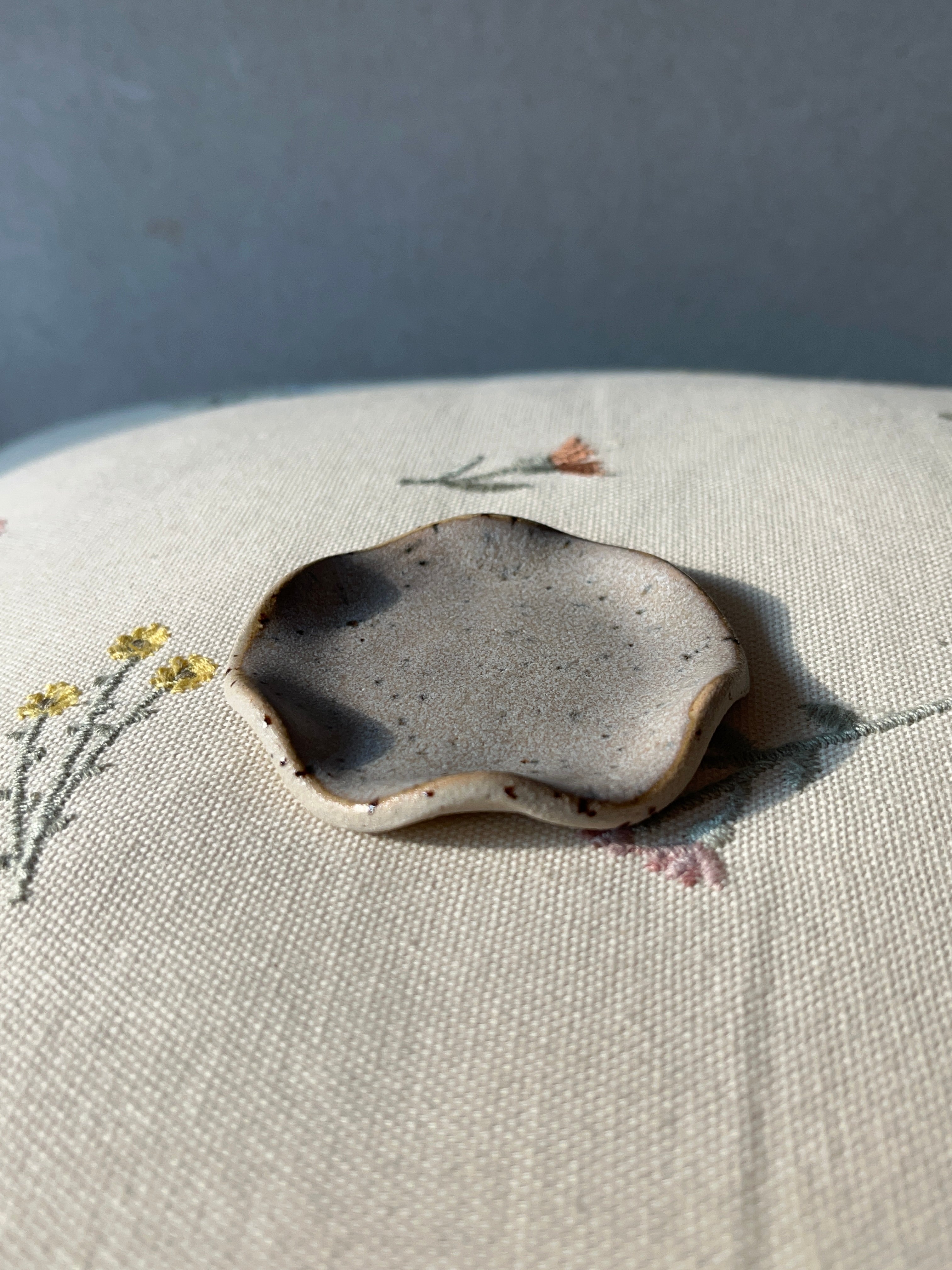 Pink Handmade Jewelry Plate | Ring Dish | Decorative Ceramic